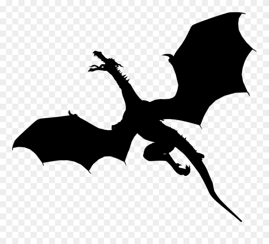 Dragon Clipart Drake - Flying Dragon Clip Art - Png Download