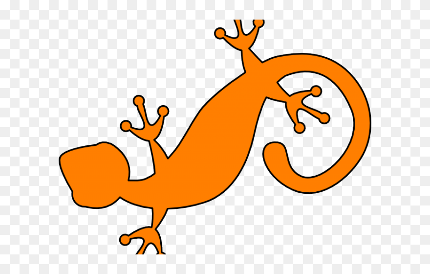 Carton Cicak Clipart