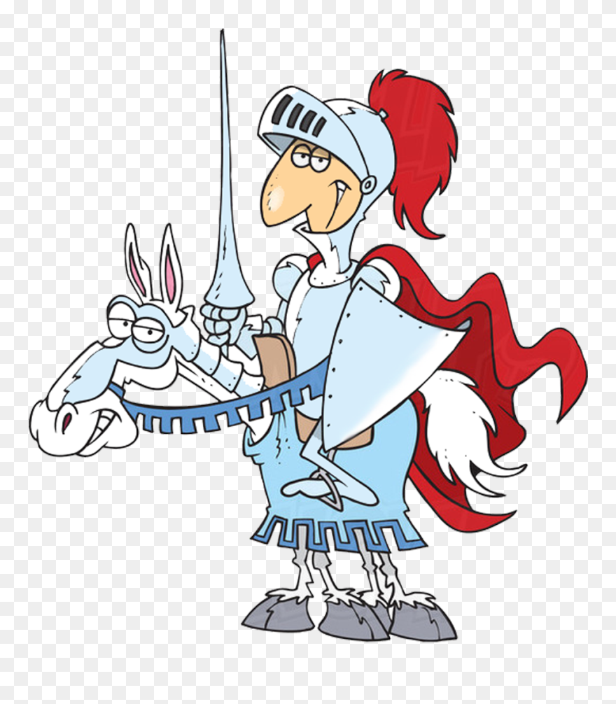 Cartoon Knight In Shining Armour Clipart