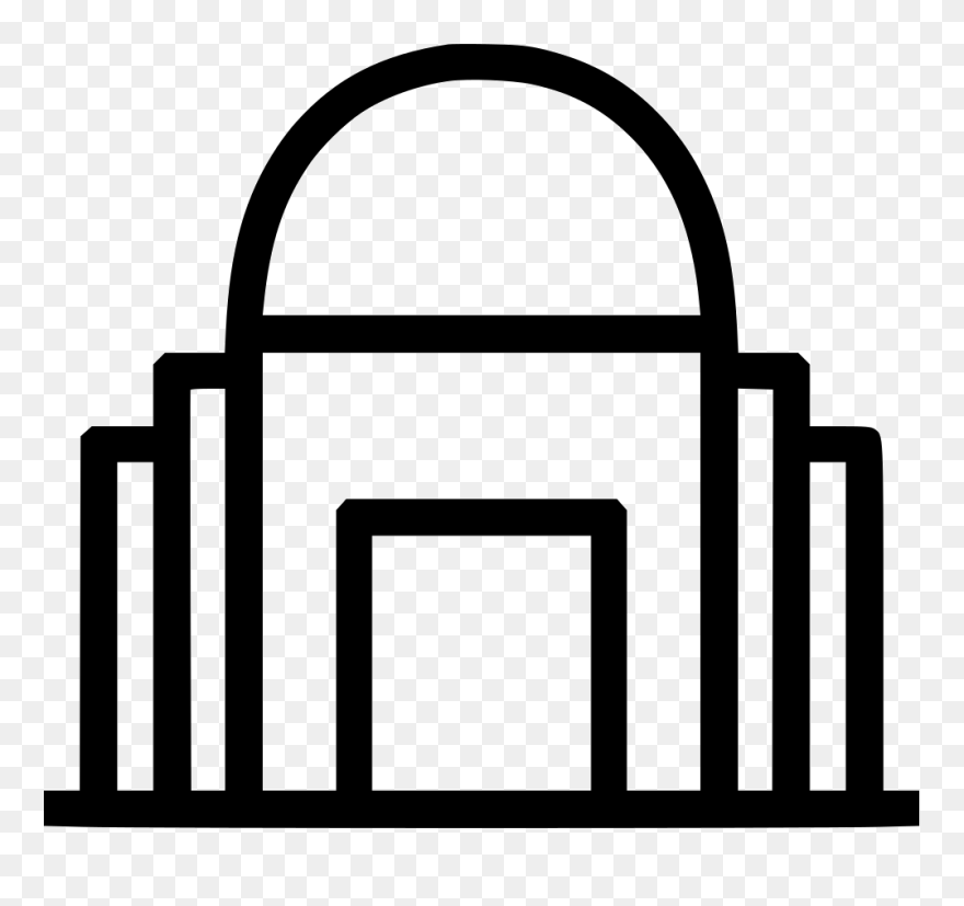 City Hall - Barbell Outline Clipart