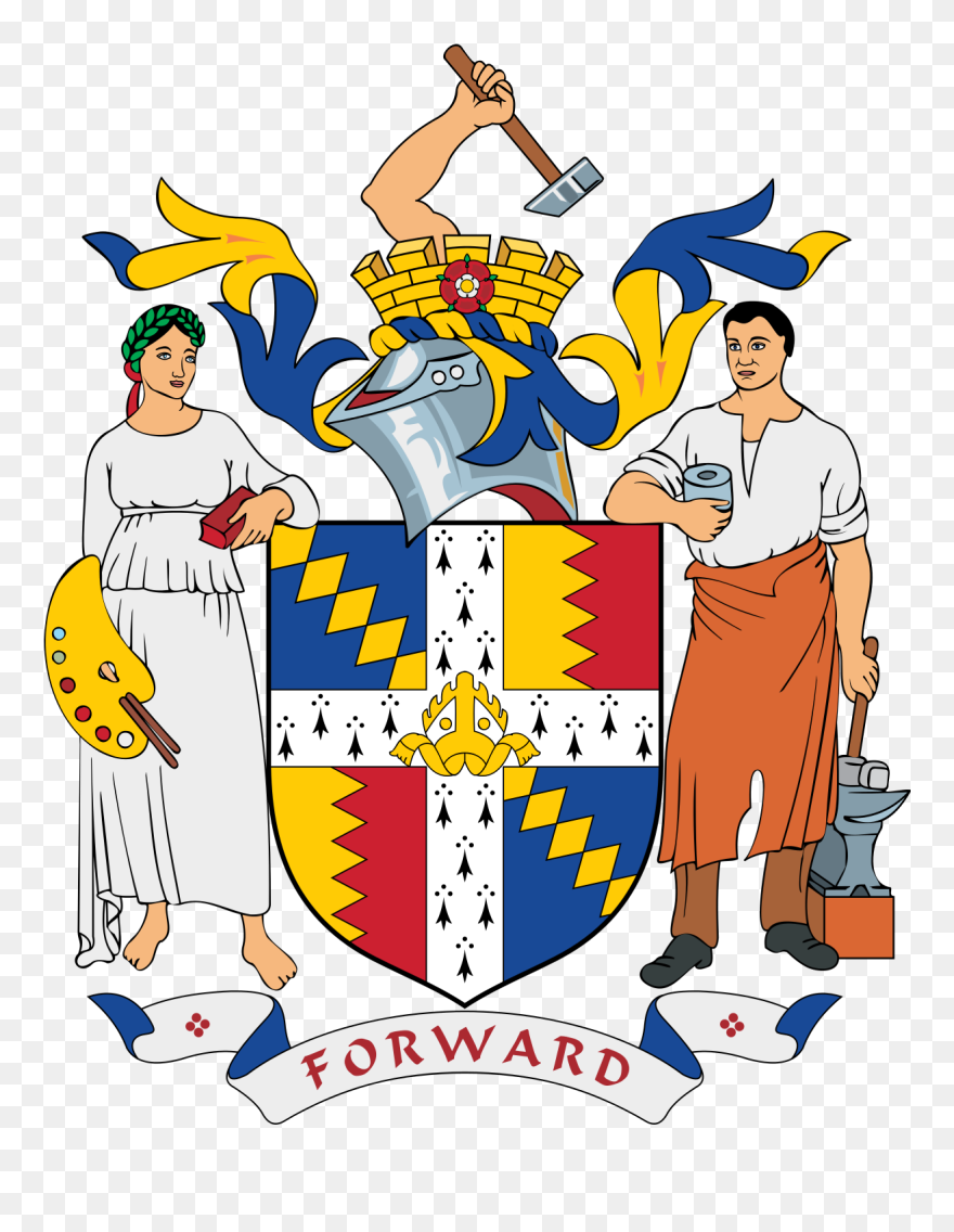 Meeting Clipart City Council, Meeting City Council - Birmingham City Coat Of Arms - Png Download
