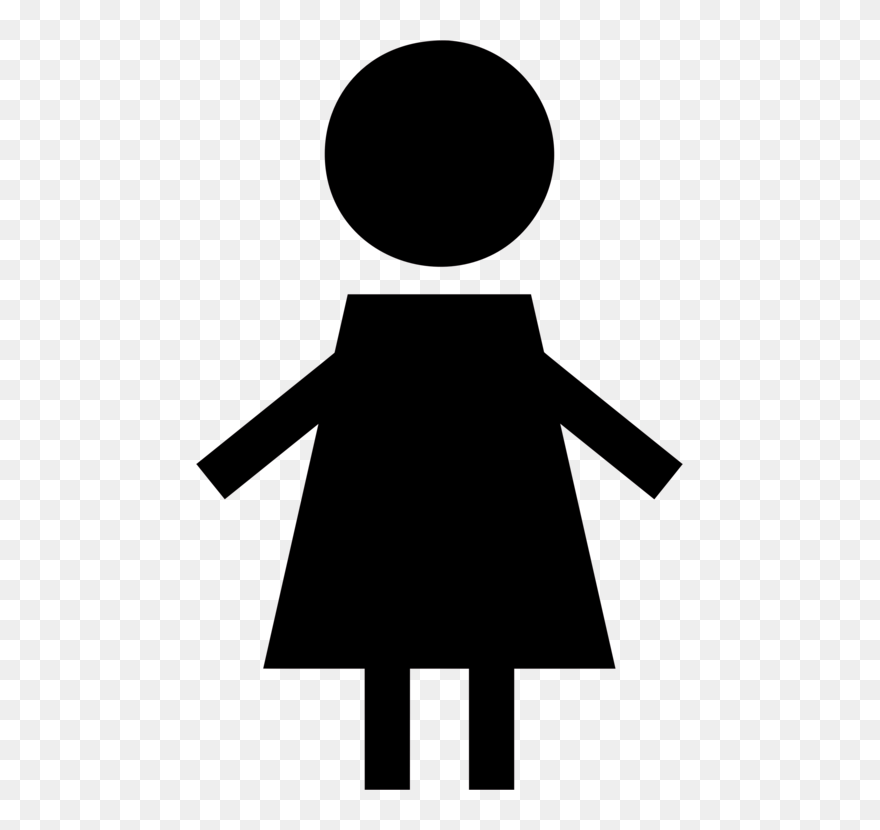 Girl Symbol Clipart - Png Download