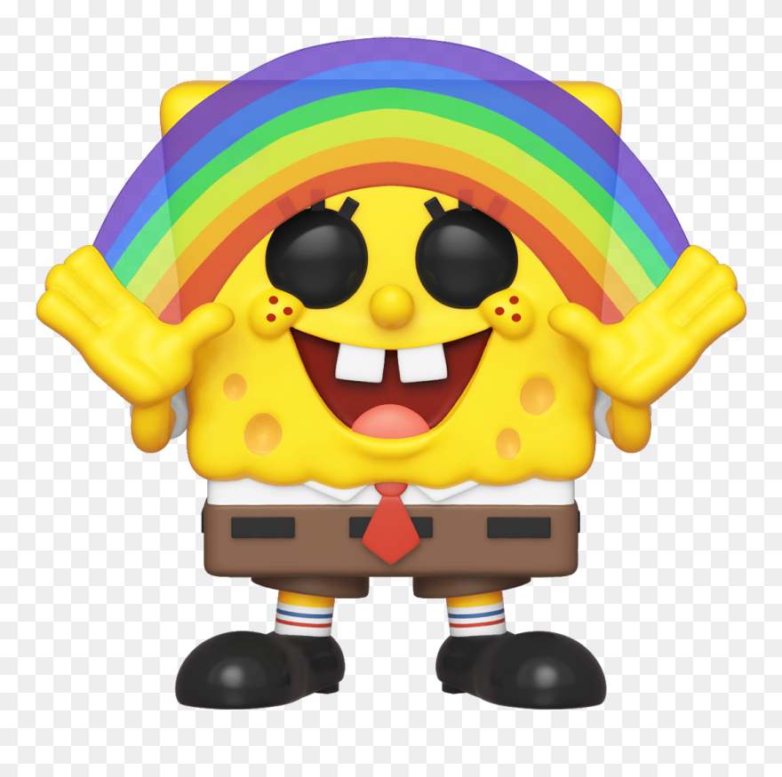 Spongebob Rainbow Funko Pop Clipart