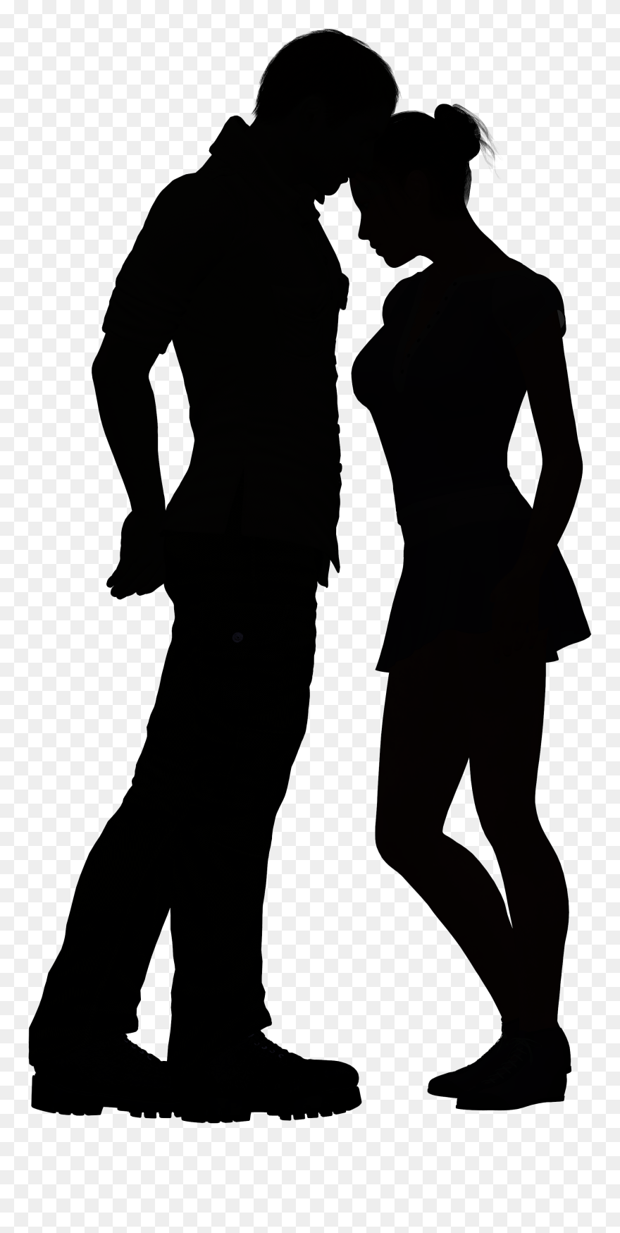 Transparent Arguing Clipart Black And White - Love Boy And Girl Png