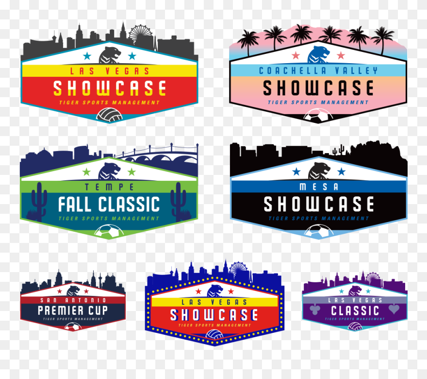 Soccer Tournament Crest Designs - Sports Tournament Logos Clipart