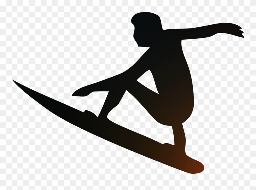 Surfing Scalable Vector Graphics Wind Wave Silhouette - Surfboard Png Silhouette Clipart