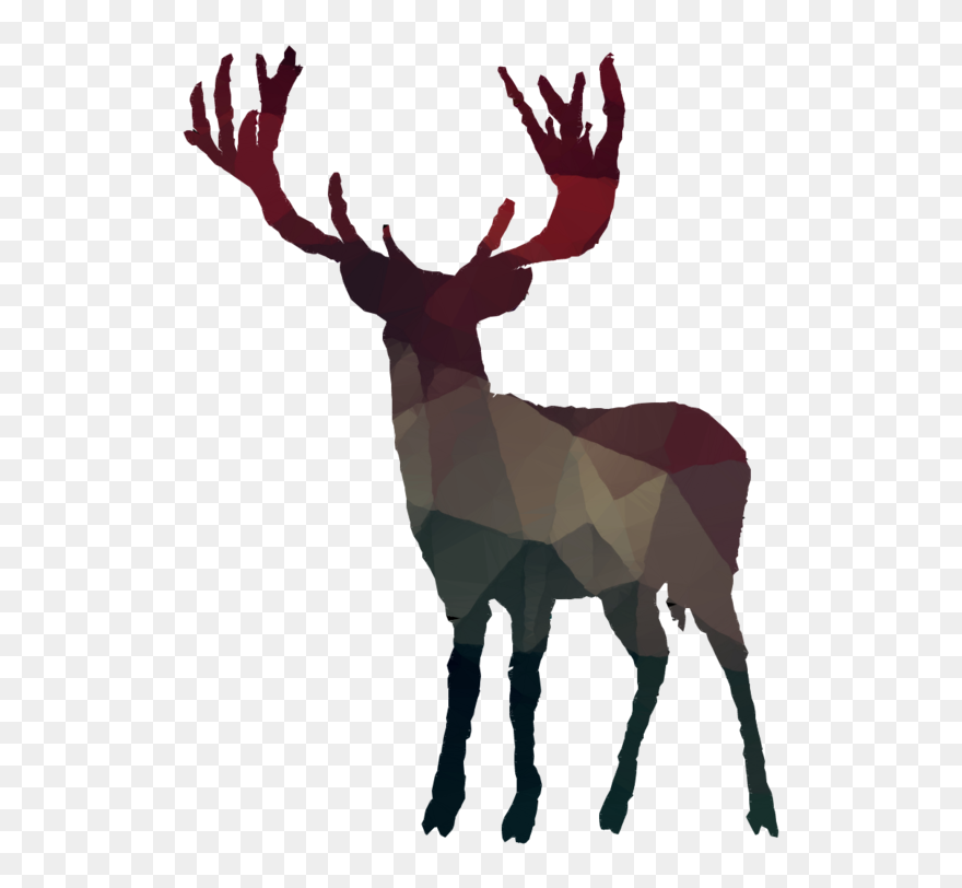 Overlays Transparent Tumblr Nature Clipart Deer Moose - Blue Deer Png