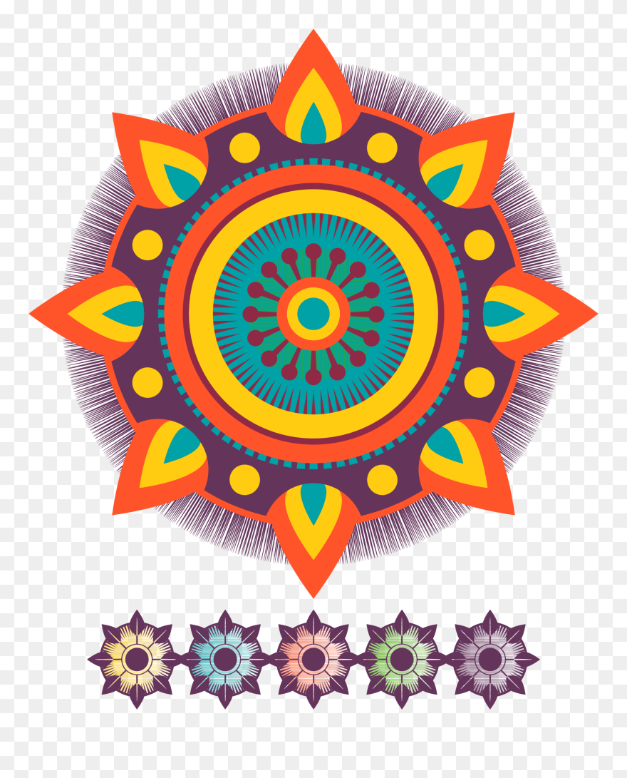 Mandala Clipart Basic Simple - Mandala - Png Download