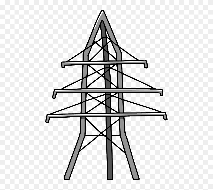 Transmission Tower Picture Free Clipart Hq - Transmission Tower - Png Download