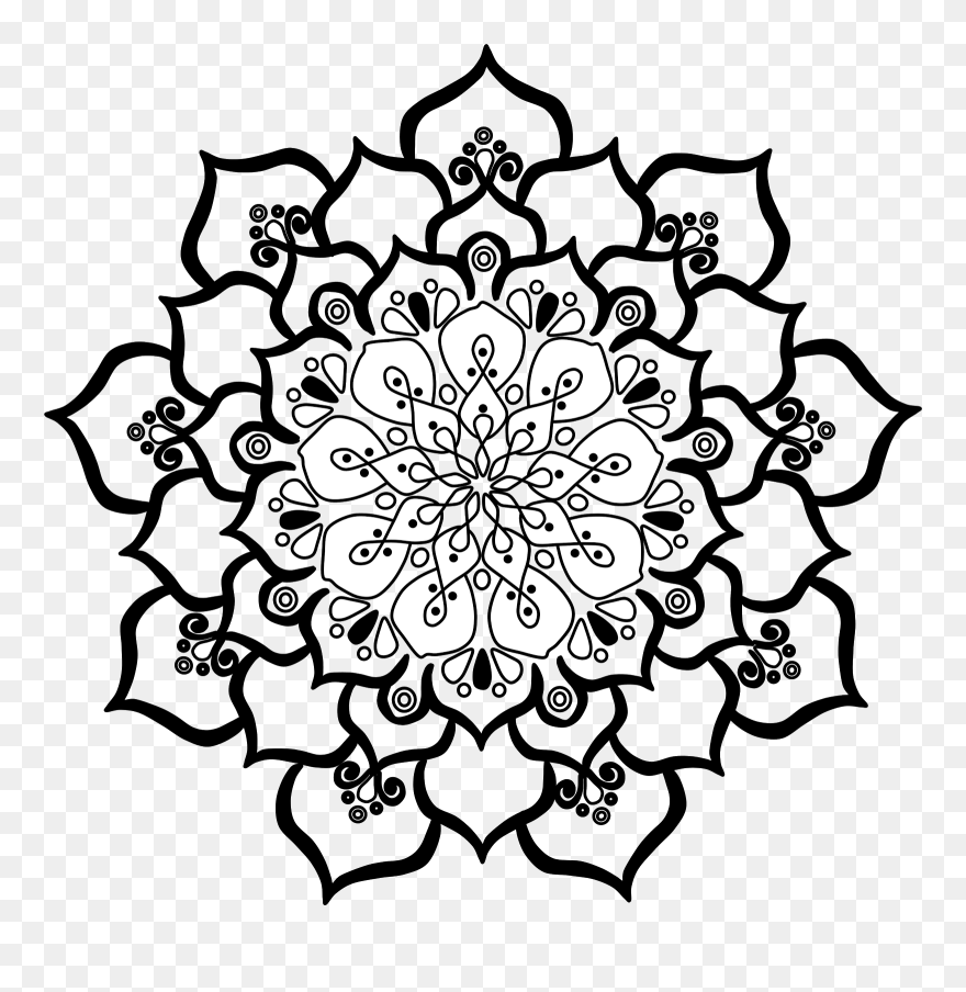 Mandalas, Free Clipart - Circle - Png Download