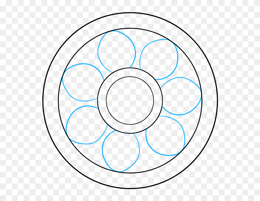 How To Draw Beginner Mandala - Biblioteca Enrique Bolaños Clipart