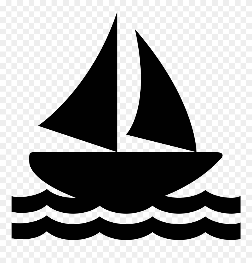 Sailboat Computer Icons Sailing Ship - Boat Icon Png Clipart