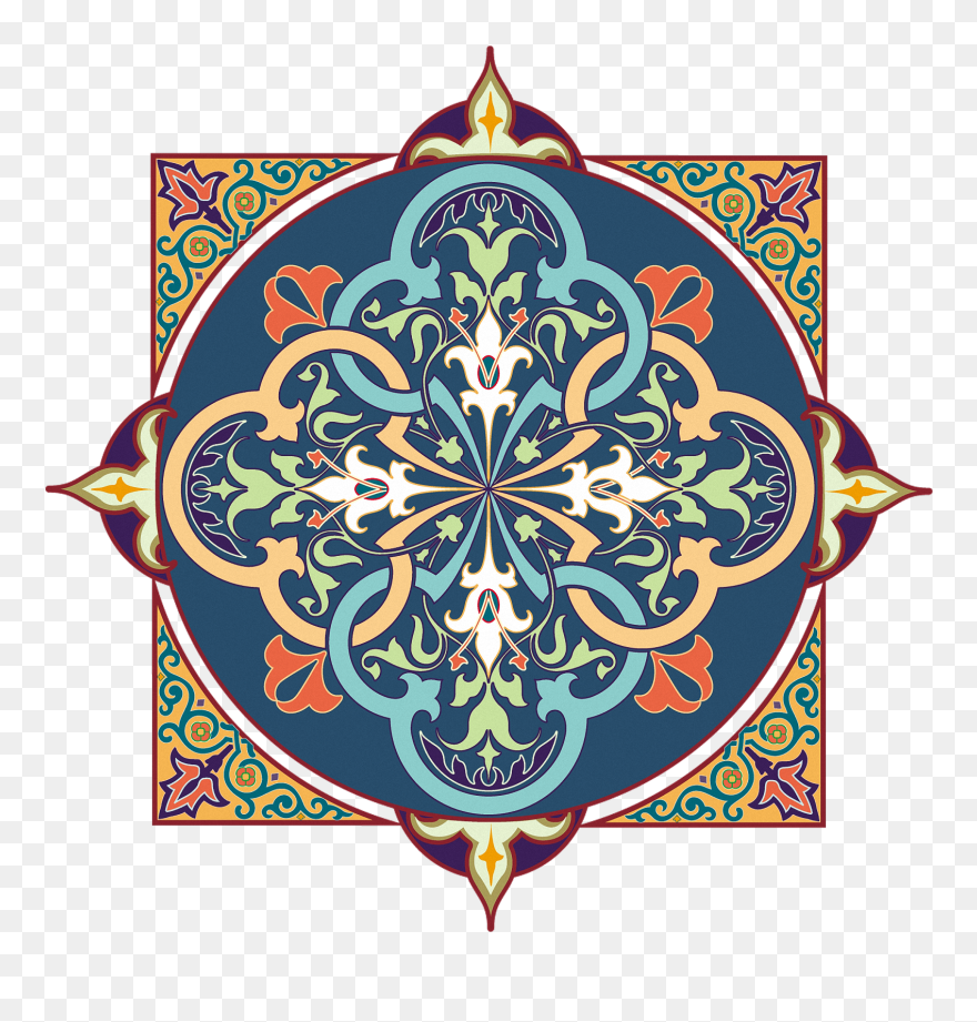 Pin By On Pinterest - Islamic Art Islamic Pattern Png Clipart