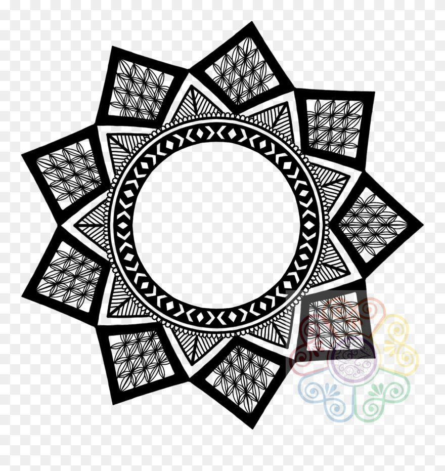 Geometric Mandala Clipart