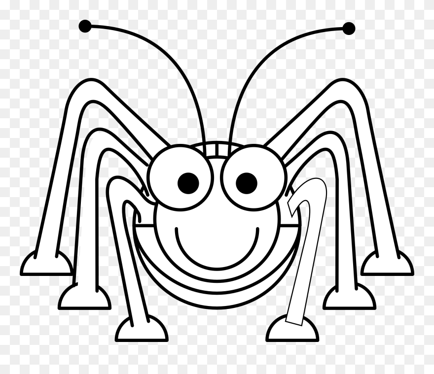 Cartoon Bug Coloring Pages Clipart