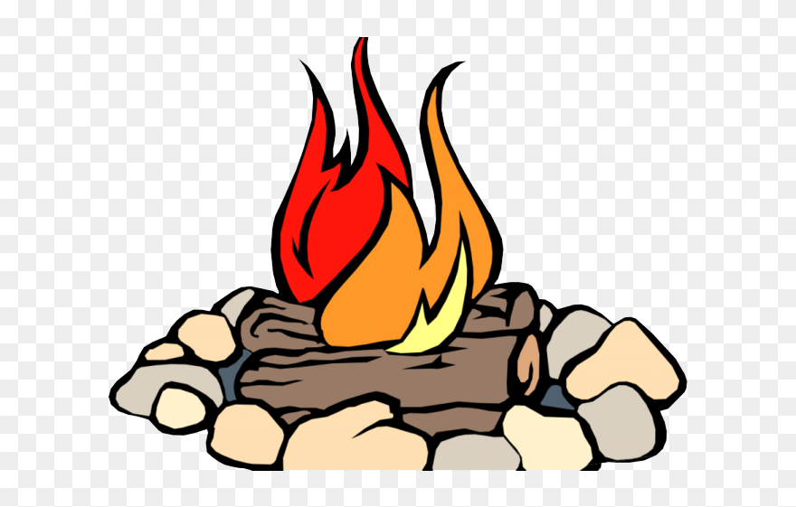 Camping Fire Clipart - Png Download