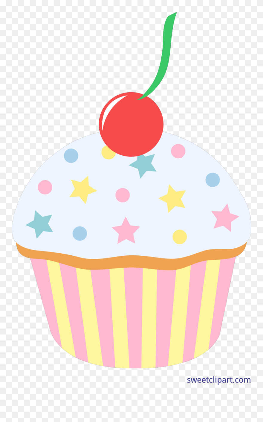 Vanilla Cupcake Clipart Food - Png Download