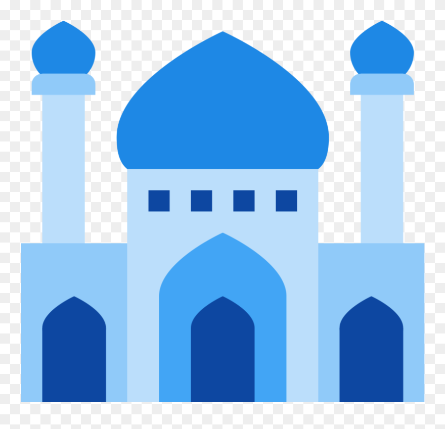Masjid Drawing Illustration - Mosque Icon Transparent Background Clipart
