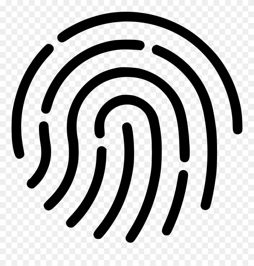 Thumbprint Icon Clipart Image Royalty Free Fingerprint - Charing Cross Tube Station - Png Download