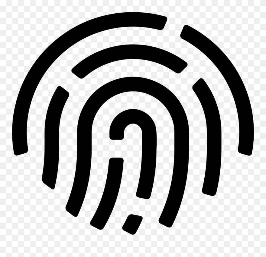 Fingerprint Svg Basketball - Fingerprint Lock Logo Clipart