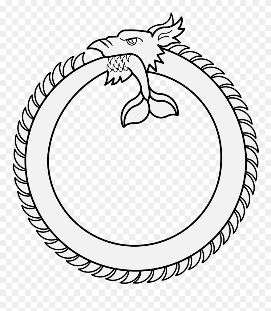 Sea Serpent - Sea Serpent Drawing Black And White Clipart
