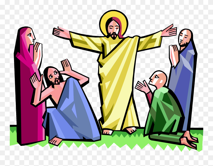 Faith In Jesus Clipart - Clipart Jesus Is Risen - Png Download