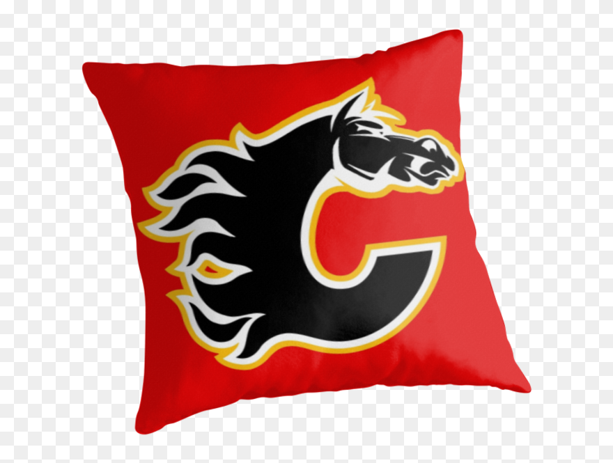 League Flames Nhl National Uniform Hockey Calgary Clipart - Calgary Flames - Png Download