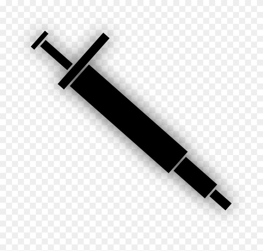 Micro-pipette Clip Arts - Silhouette Of A Pipette - Png Download