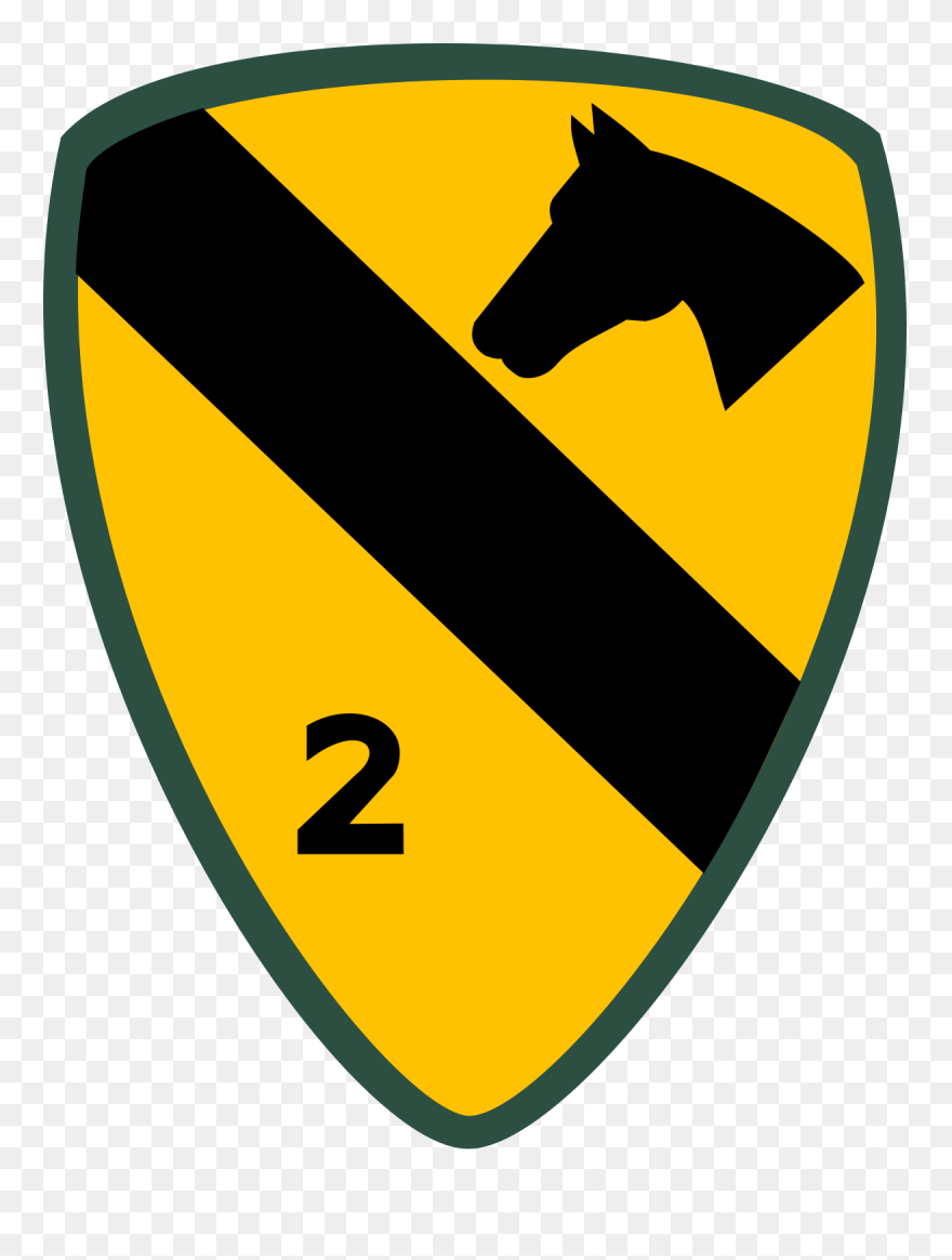 1st Cavalry Cross Clipart Clip Art Library 2 8 Cavalry - 2 Abct 1 Cav - Png Download