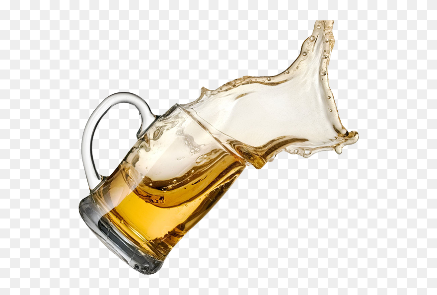 Coffee Liquid Draught Tea Spilled Beer Glassware Clipart - Spilled Beer Png Transparent Png