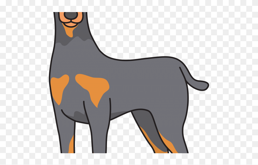Doberman Cliparts - Transparent Doberman Art - Png Download