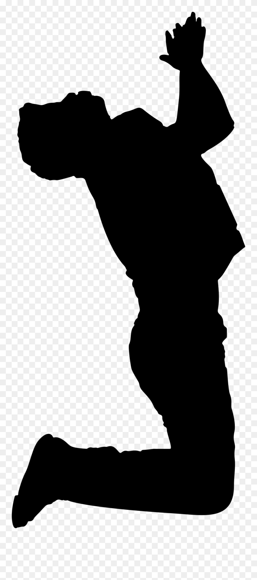 Man Praying Silhouette Vector Clipart - People Praying Silhouette - Png Download