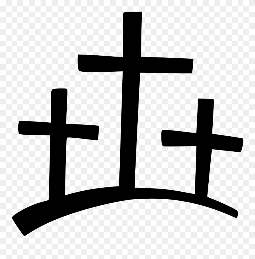 Cross Hill Svg Png Icon Free Download - Good Friday Images Malayalam Clipart