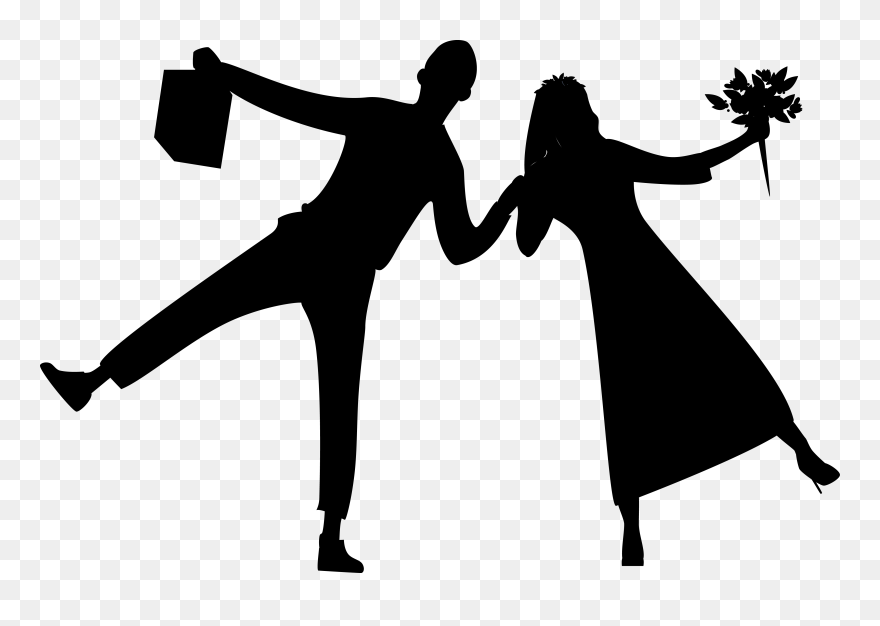 Bridegroom Clip Art - 신랑 신부 부부 아이콘 - Png Download