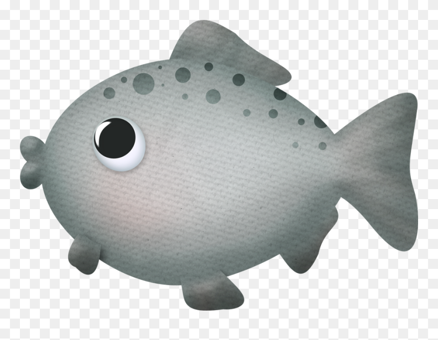 Trout Clipart Gray Fish - Pomacentridae - Png Download