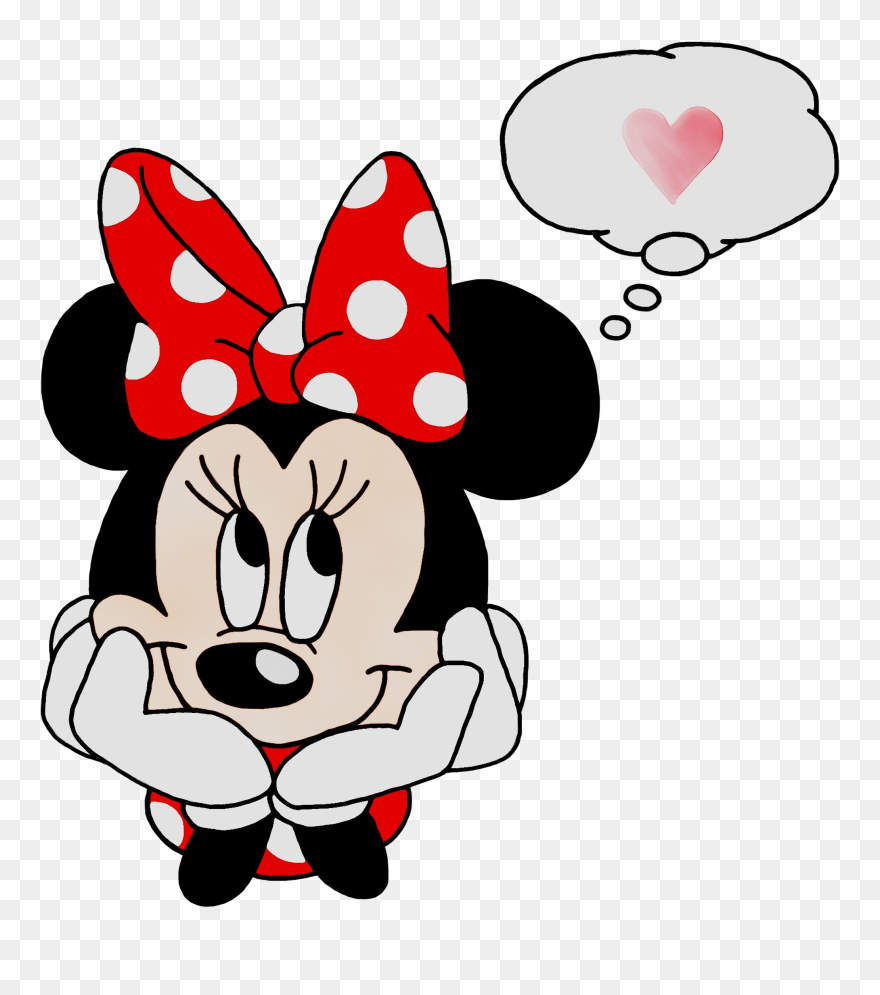 Minnie Mouse Mickey Mouse Doll The Walt Disney Company Minnie Mouse In Love Clipart Pinclipart