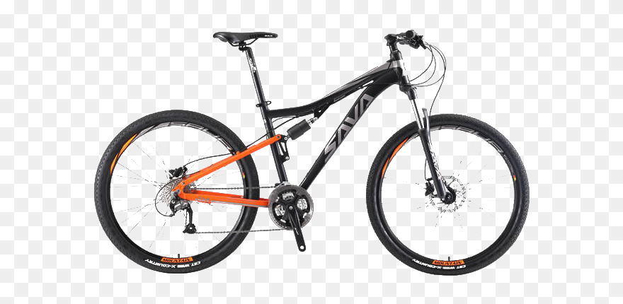 Mountain Downhill Bike Png Clipart - Full Suspension Mountain Bike Downhill Transparent Png