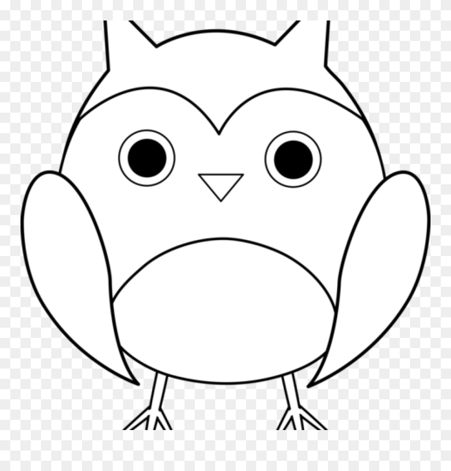 Snowy Owl Clipart Big Eye - Clip Art - Png Download