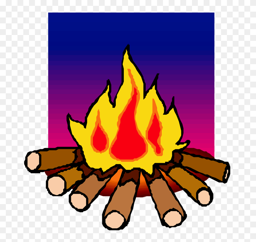 May » - Campfire Clipart