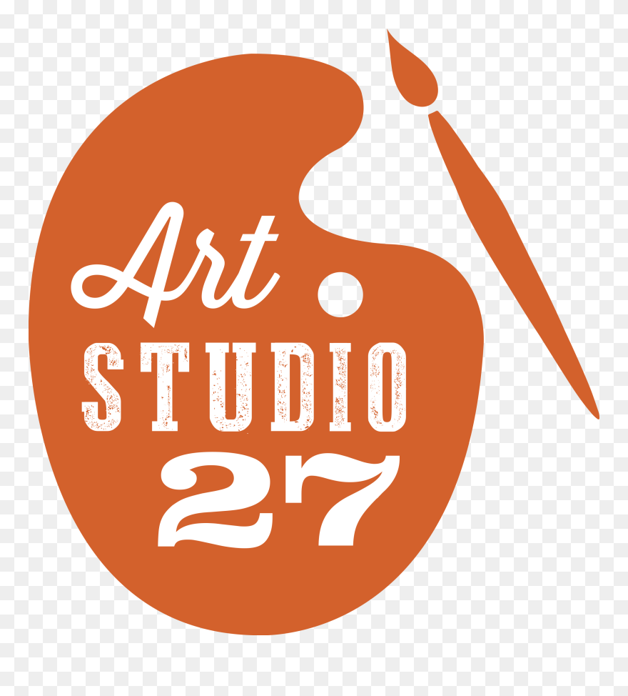 Home Art Studio Sip - Artist Painter Logo Png Clipart