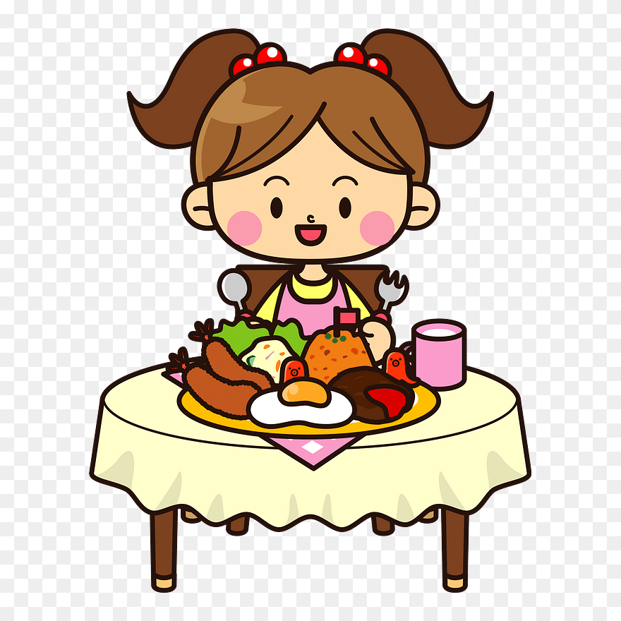 Child Girl Lunch Clipart - Sibling Brother And Sister Cartoon - Png Download