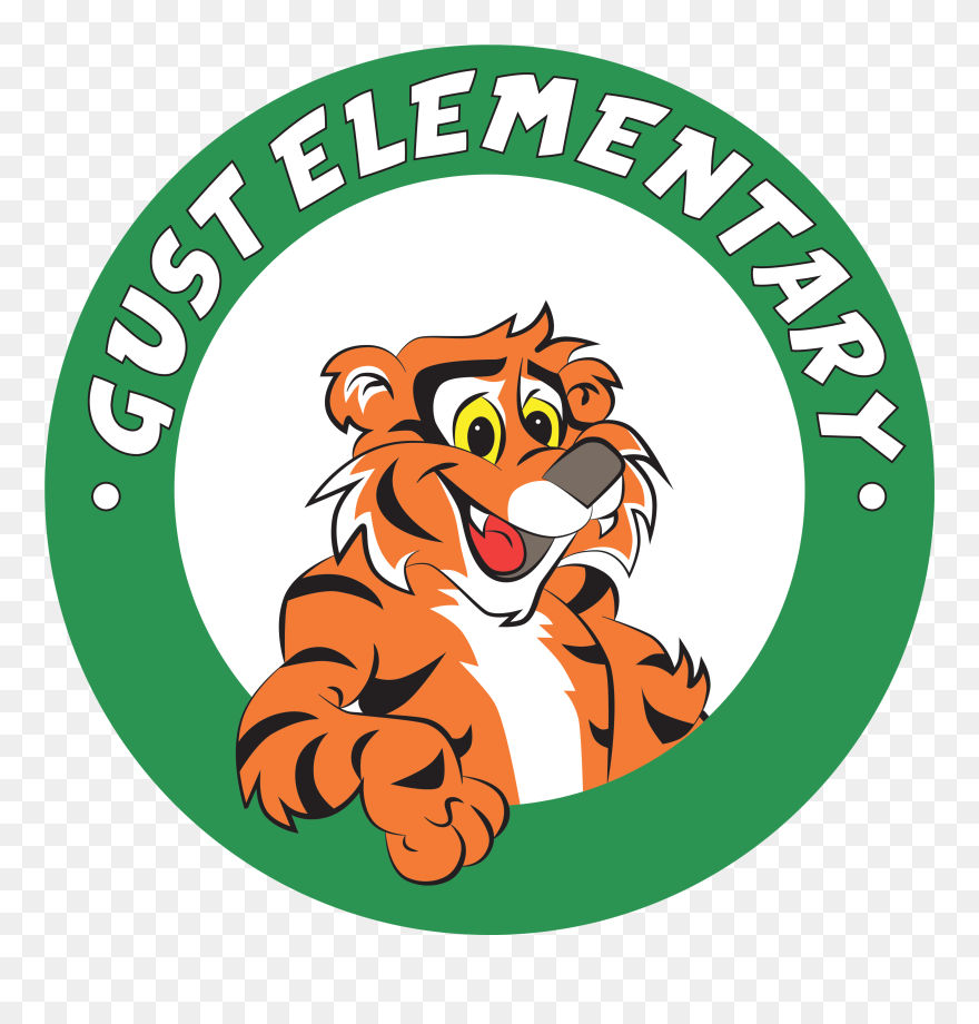 Gust Elementary Tiger Clipart