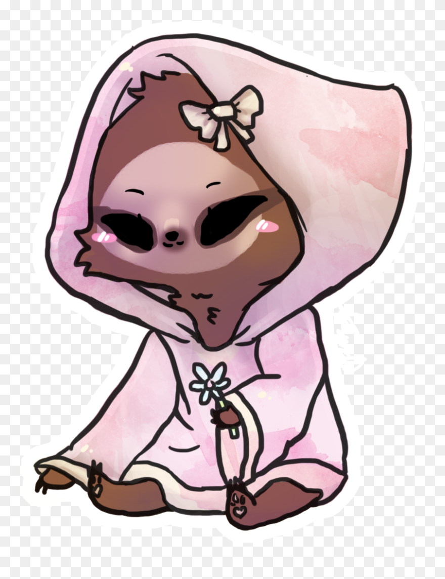 Transparent Sloth Clipart - Transparent Background Sloth Cartoon Sloth Png