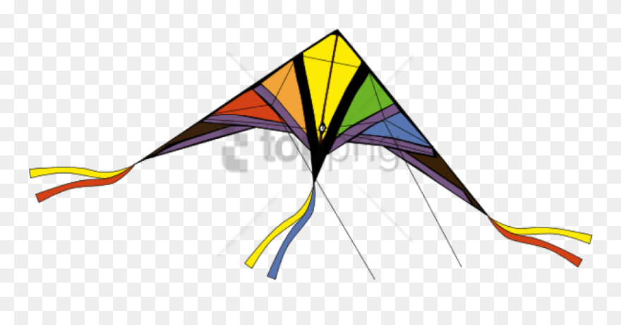 Free Png Download Kitecolorful - Kite Clipart