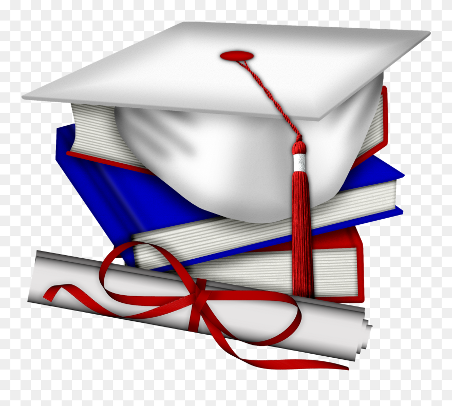 Graduation Cap And Diploma Png Clipart