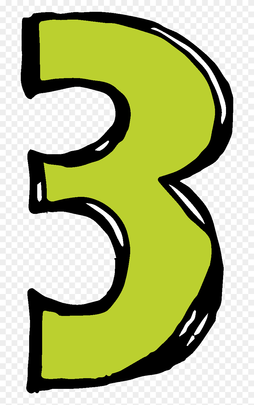 Polka Dot Number 0 Clipart