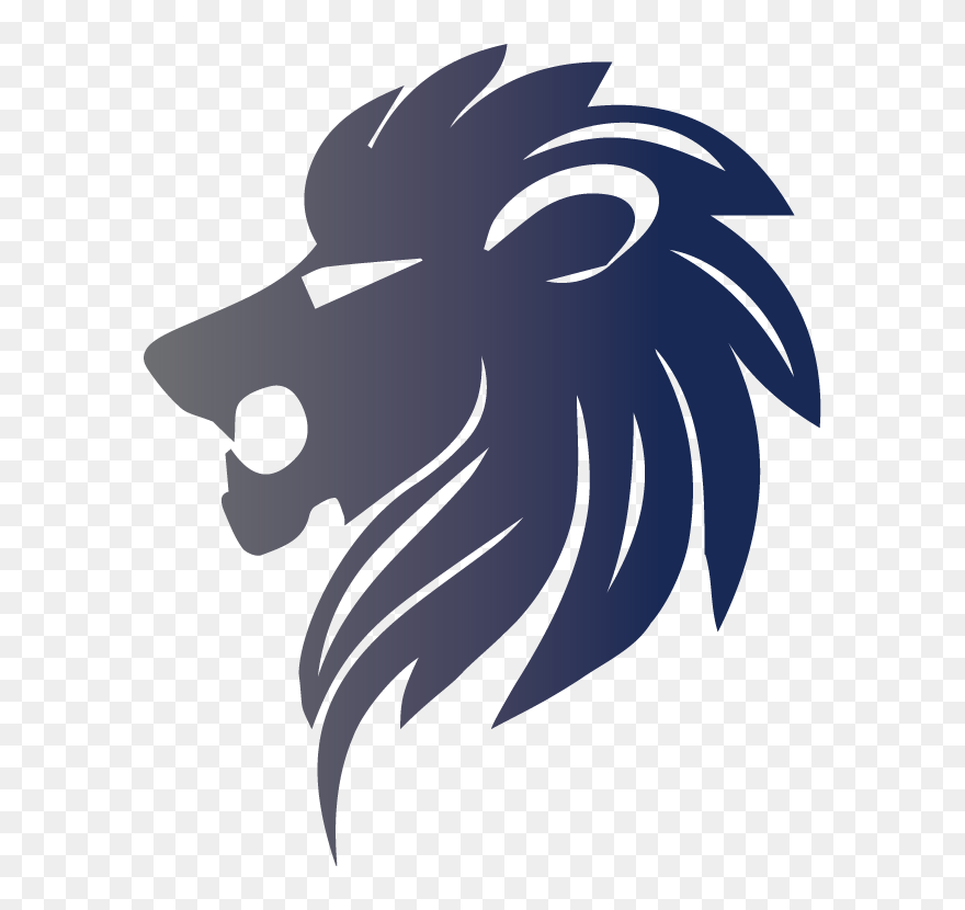 Lion Logo Stock Photography Clip Art - Loin Head Line Art - Png Download