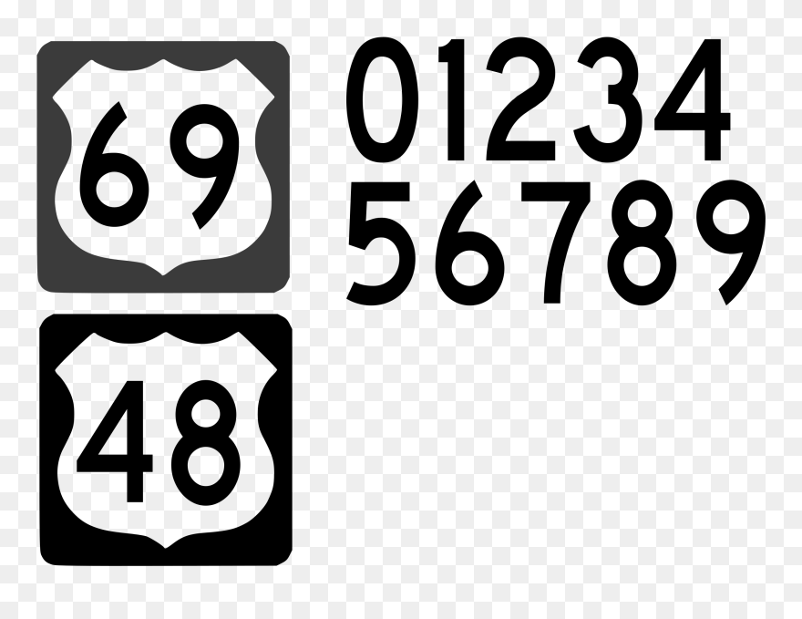 Us Highway Sign Clip Arts - Us Highway Sign - Png Download