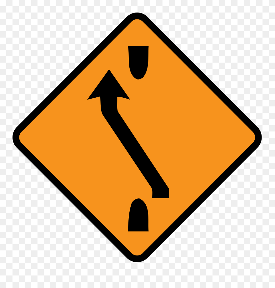 Clipart Diamond Road Sign - Traffic Sign - Png Download