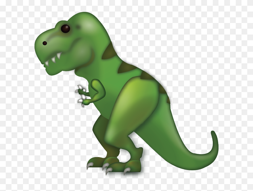 Toy Story Clipart T Rex - T Rex Iphone Emoji - Png Download